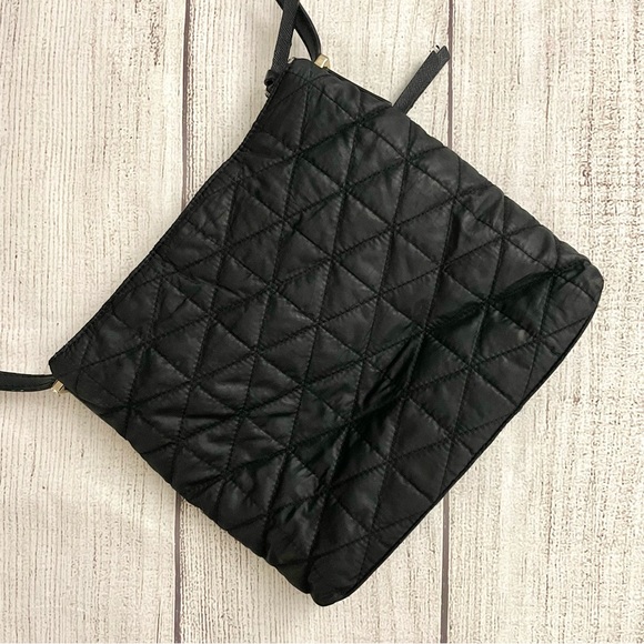 KATE SPADE Women’s Black Quilted Crossbody Bag Purse with Zipper SEE DESCRIPTION - Picture 5 of 7